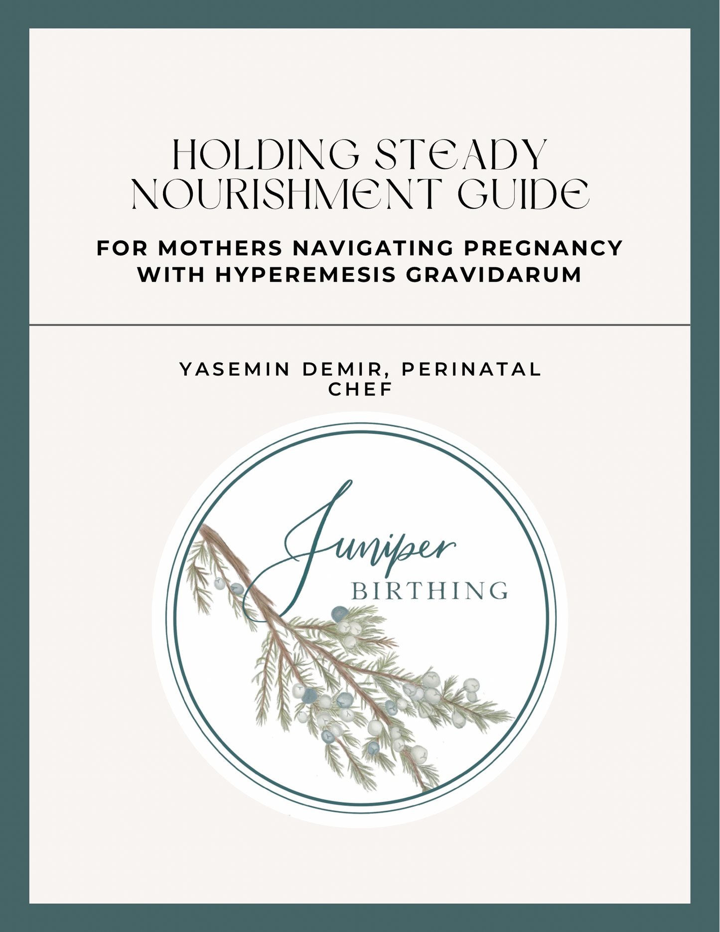 Holding Steady HG Nutritional Guide